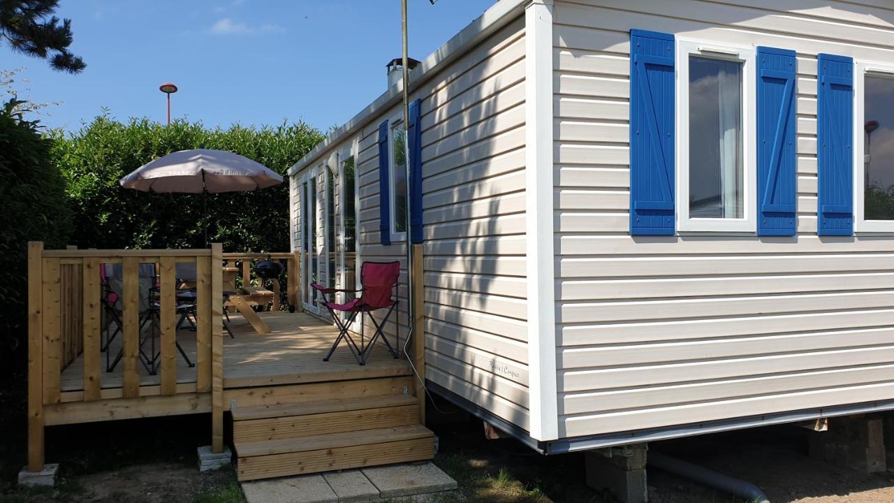 Biville-sur-Mer Mobil Home 6-8 Places Parcelle 4 Climatise מראה חיצוני תמונה